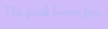 Image with Font Color BDBCF9 and Background Color CEBBF7